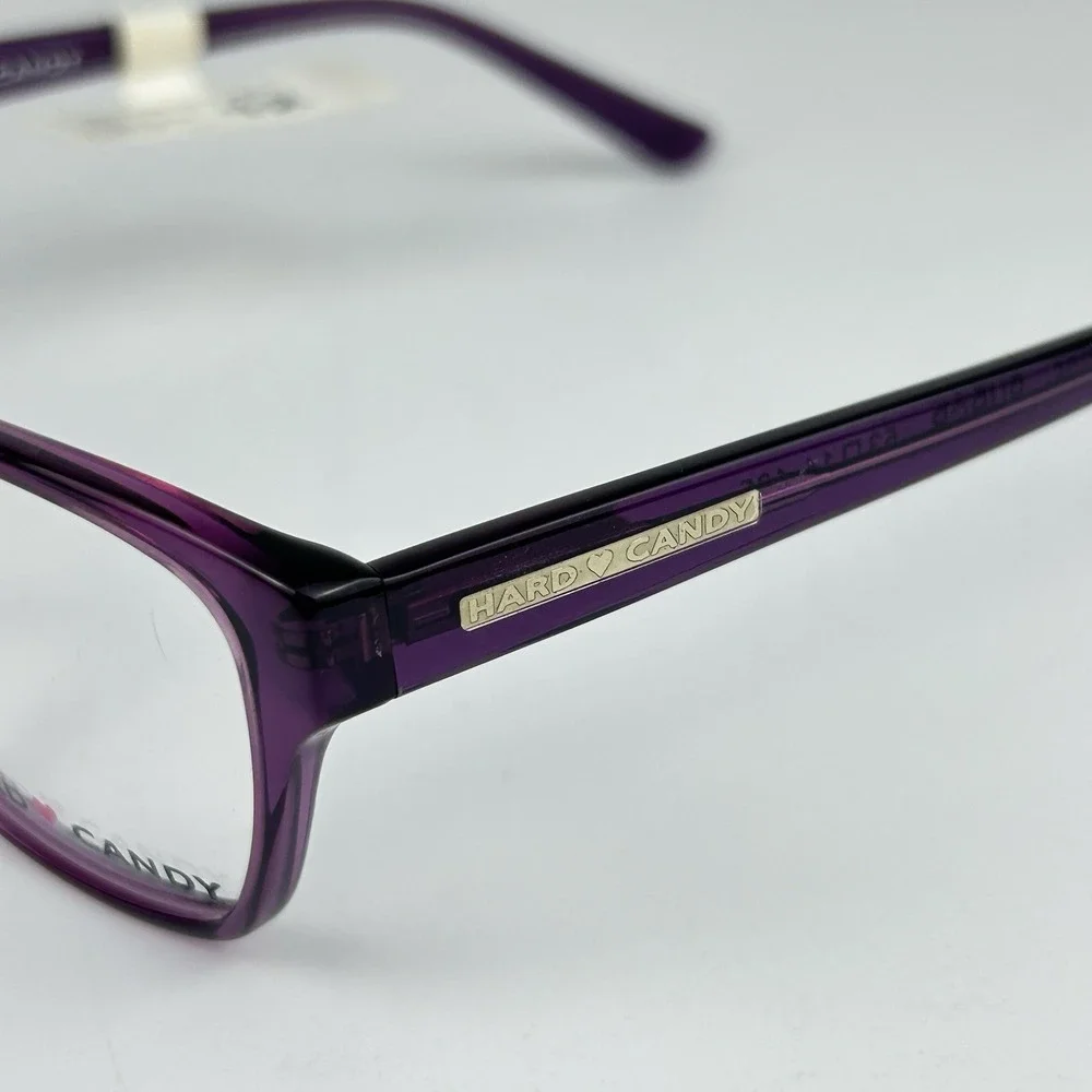 Hard Candy Purple‎ Women's Eyeglasses Frames 53-14-135 HC25 PURCR